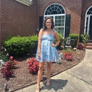 Altar'd State Blue Mini Dress